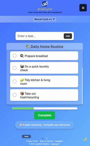 miniCycle Demo